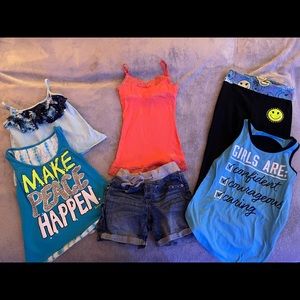 6 piece Justice Lot size 8